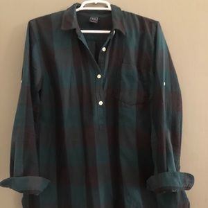 Gap Maternity Plaid Shirt